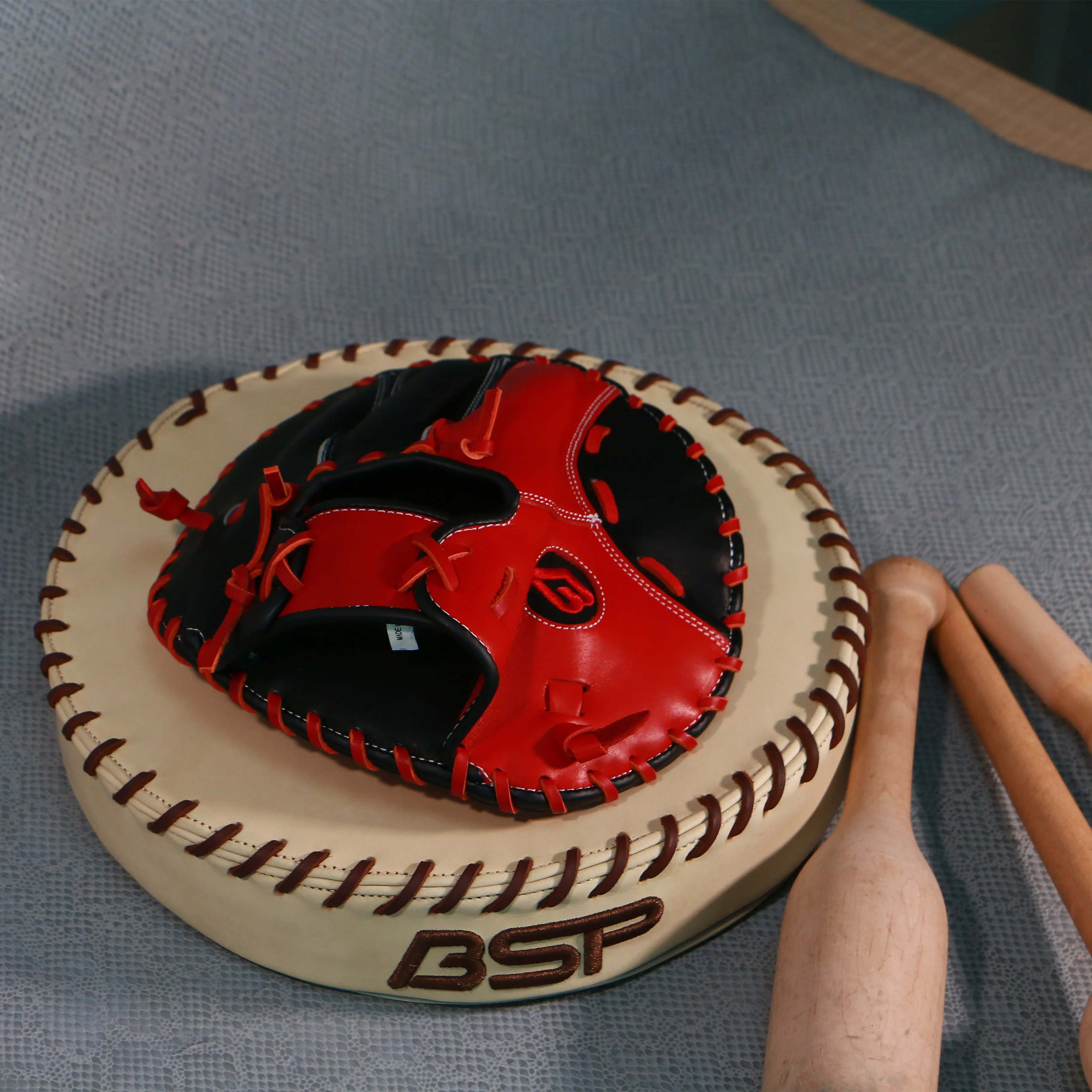 Genuine Leather Baseball Gloves For Youth And Adults Pancake Training