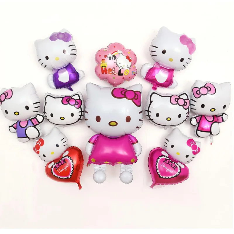 Ballons Hello Kitty 1 Piece Ballons En Aluminium Decoration De Dessin Anime Fete D Anniversaire Jouets Classiques Gonflables Pour Bebe Buy Bonjour Kitty Chat Feuille Ballons Bonjour Kitty Chat Feuille Ballons Dessin Anime Anniversaire Decoration Fete