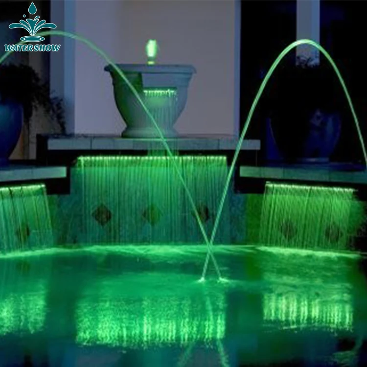 
China Manufacturer Produce Garden Pool Colorful Flow Water Fountain Laminar Jet 