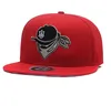Custom logo 3D embroidery flat plat snapback cap hat