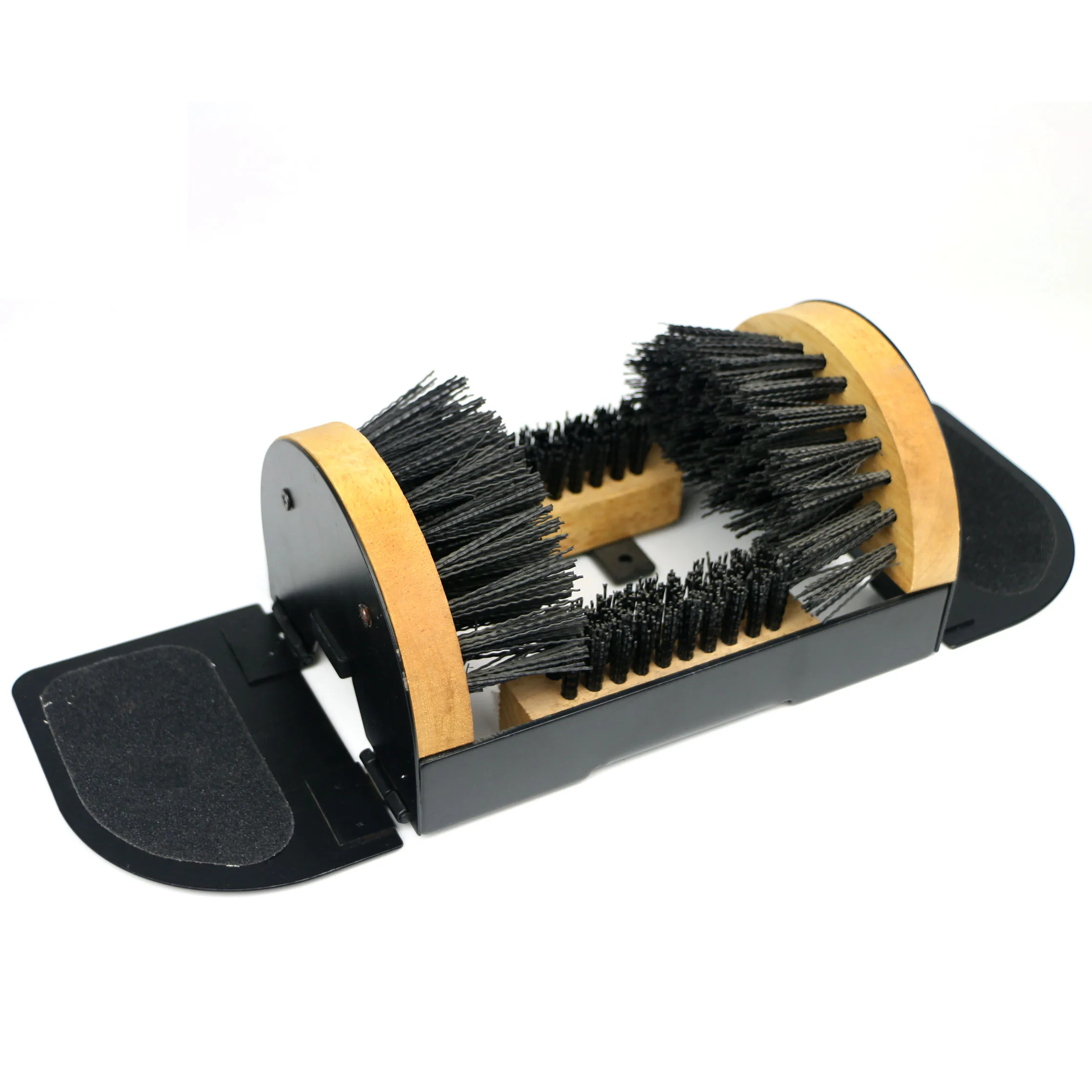 High Quality Utility Boot And Shoe Mud Brush&scraper With Folding Step