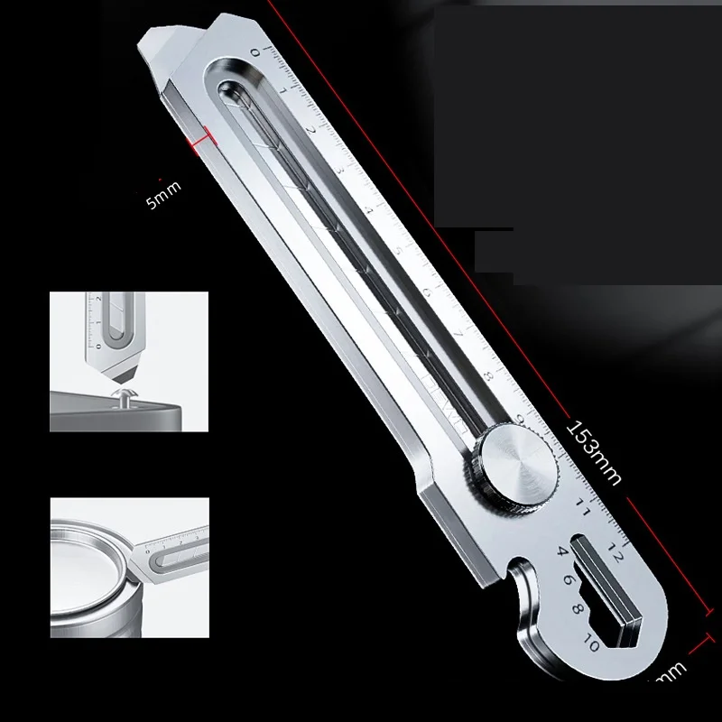 Pex Utility Knife Stainless Steel 6 In 1 Multi Tool Heavy Duty