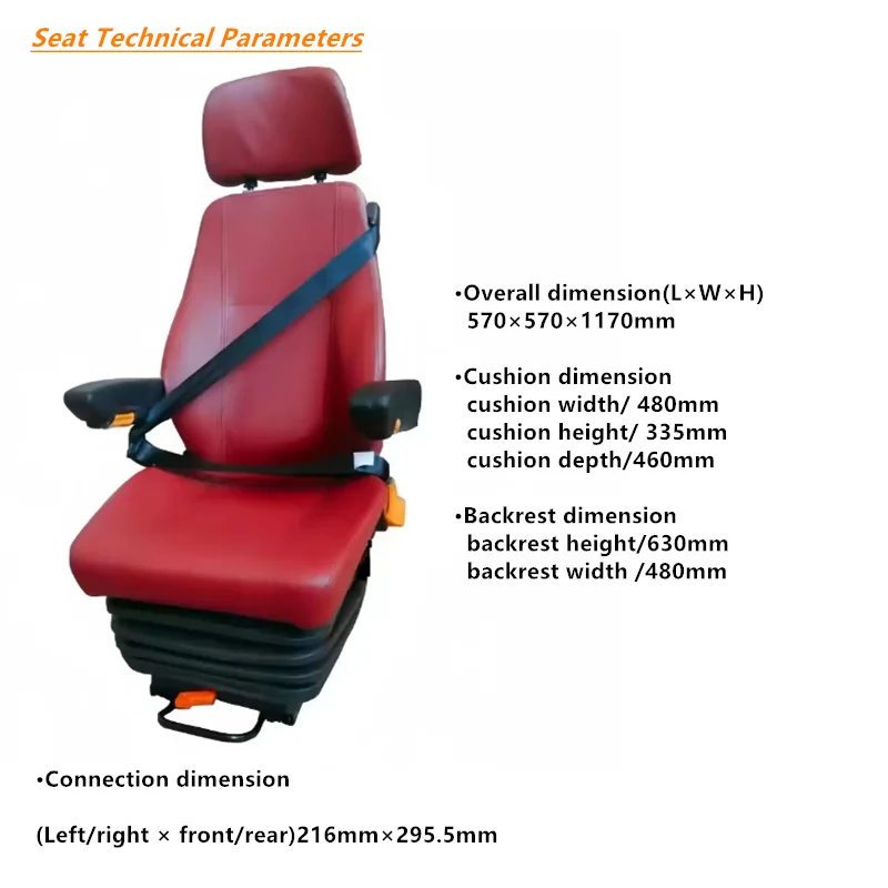 Factory Custom A800 Airbag Suspension Cushioning Seat Rv Driver Seat