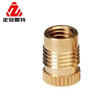 Ultrasonic brass inserts
