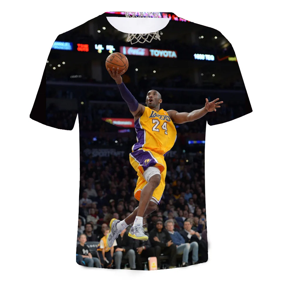 合成材料曼巴心态永远t恤科比篮球t恤印花t恤棉