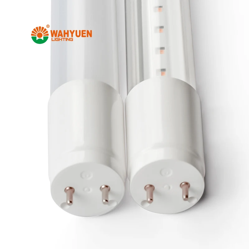 Wholesale LED T8 plastic PC tube Light fixture 0.3M 0.6M 0.9M 1.2M 1.5M 1ft 2ft 3ft 4ft 5ft