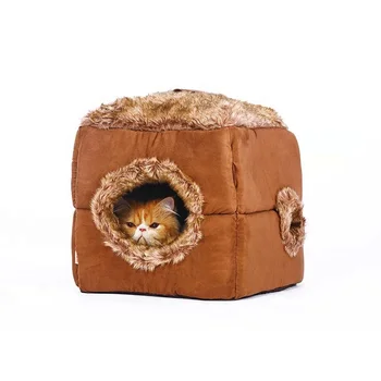 covered pet bed