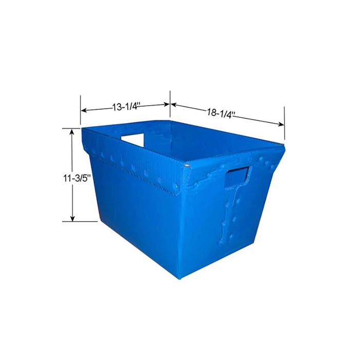 Blue Corflute Tote Box/Corrugated PP Mailling Tote| Alibaba.com
