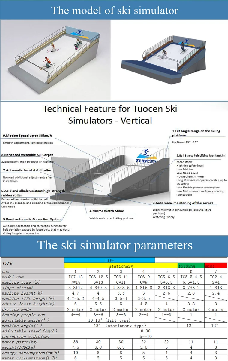 ski simulator for sale
