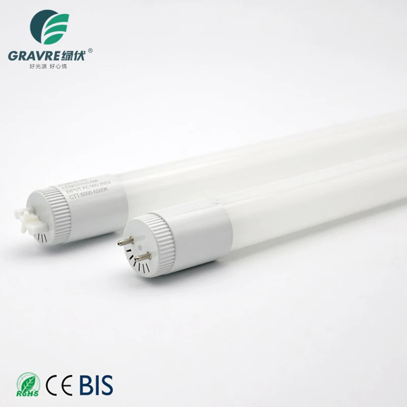 1200 Lumen 12W 6500K 900MM SMD T8 LED Glass Fluorescent Tube Light Fitting