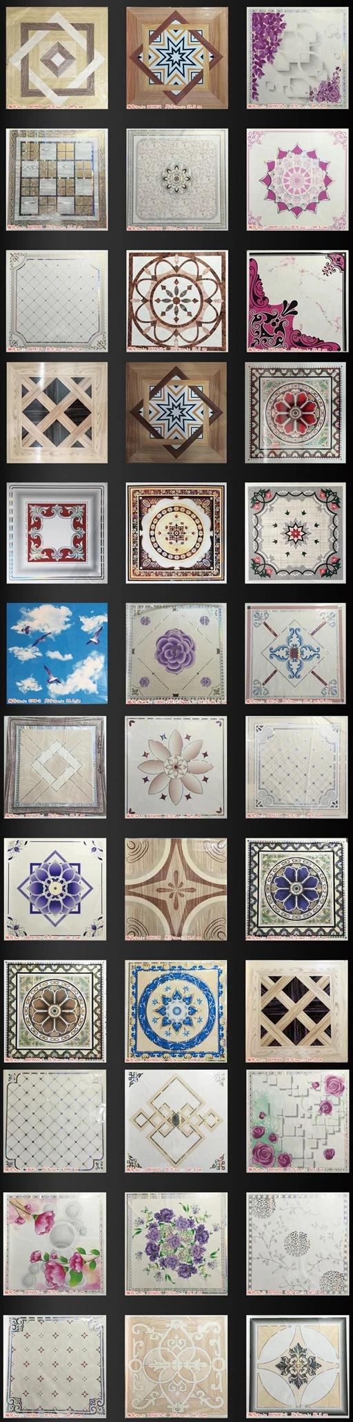 Colorful Design Fireproof PVC Ceiling Tiles Ceiling Panel for indoor ceiling decoration