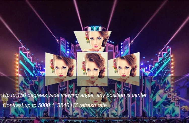 indoor rental p3.91 smd full color digital electronic led displays for dj