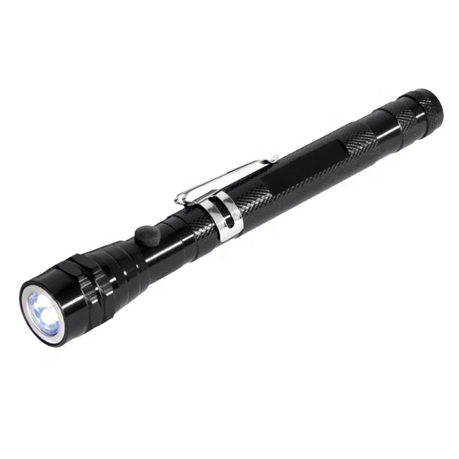 Battery Operated 3 LED Flexible Magnetic Detachable Pick Up Tool Flashlight