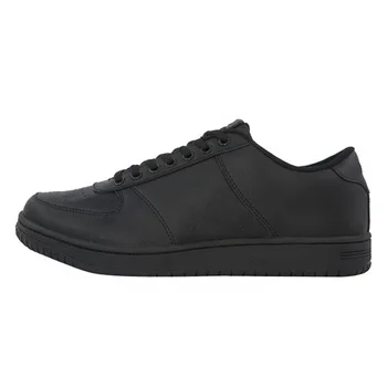 black plain sneakers