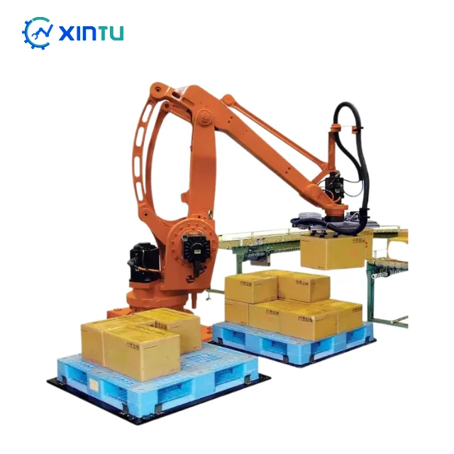 Automatic Intelligence Robot Arm Pallet Stacker Palletizer Machine for ...
