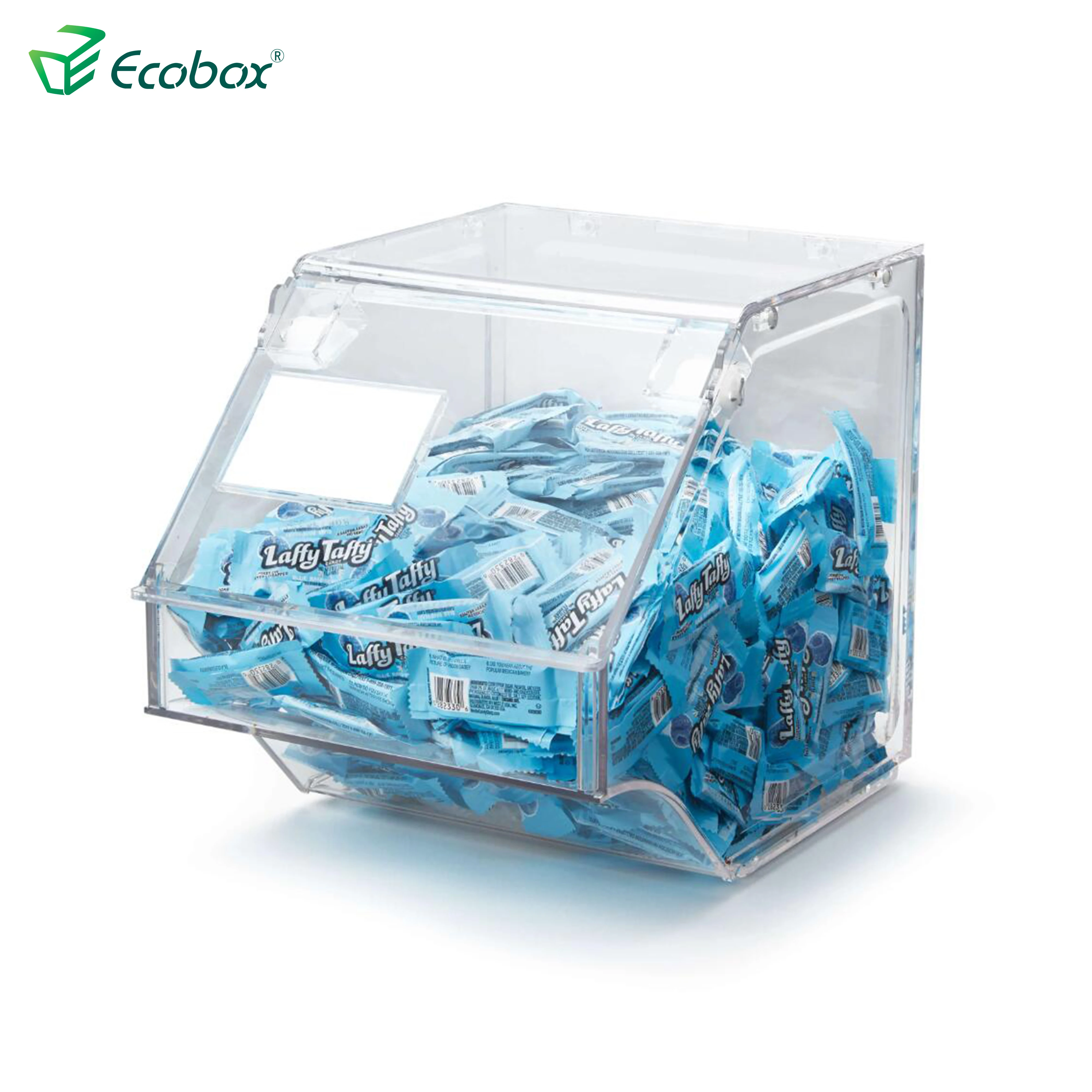 Supermarket Stackable Clear Candy Box,Plastic Candy Scoop Bin,Bulk