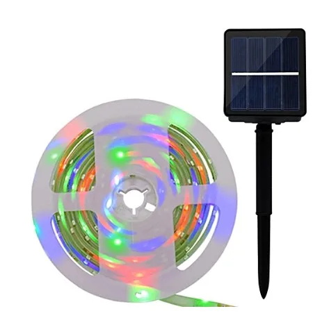 Hot selling outdoor waterproof solar led strip light  flexible led strips solar powered led light