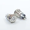 BIJIA 19mm pin terminal button pilot lamp led push switch pcb key pushbuttons