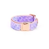 Fashion luxury fish scale pattern pet dog collar