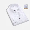 Men'S Pure Cotton White Color Business Shirt With Long Sleeve