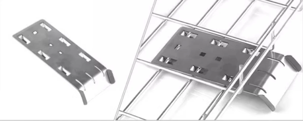 Cable Tray Dropout Waterfall Style 90mm Wide 200mm Long 10 PCS Zinc ...