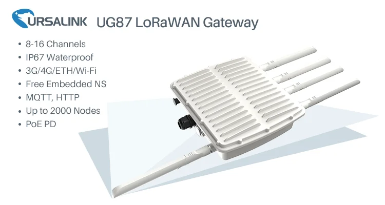 Ursalink UG87 Hot Sale Cellular LoRa Gateway For Lora Temperature Sensor - ANKUX.COM