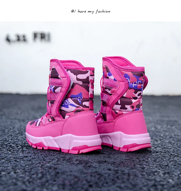 Fancy Kids Winter Boots Warm Outdoor Warm Snow Boot For Young Children Amazon