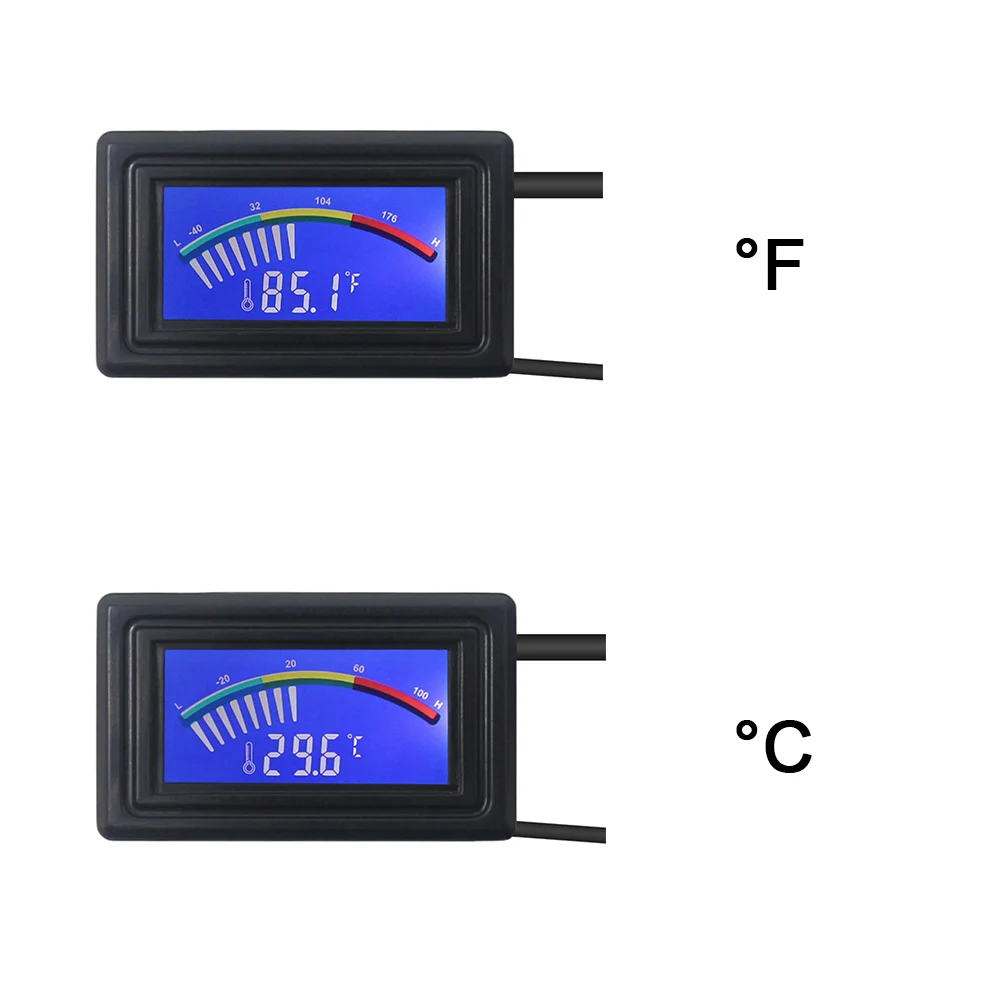 NA Newesoutorry Digital Thermometer Temperature Meter Gauge with G1/4 Thread Probe Computer Water Car 