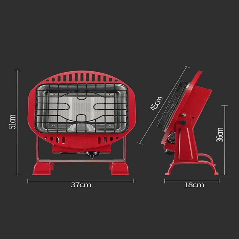 Portable Wallmounted Propane Heaters Multifunctional Remote Infrared