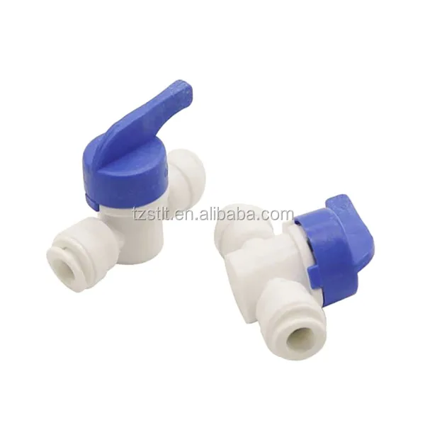 Details about   2-20Pcs Ball Valve 6mm 1/4" Tube OD Port Plastic Water System Loop Connector 