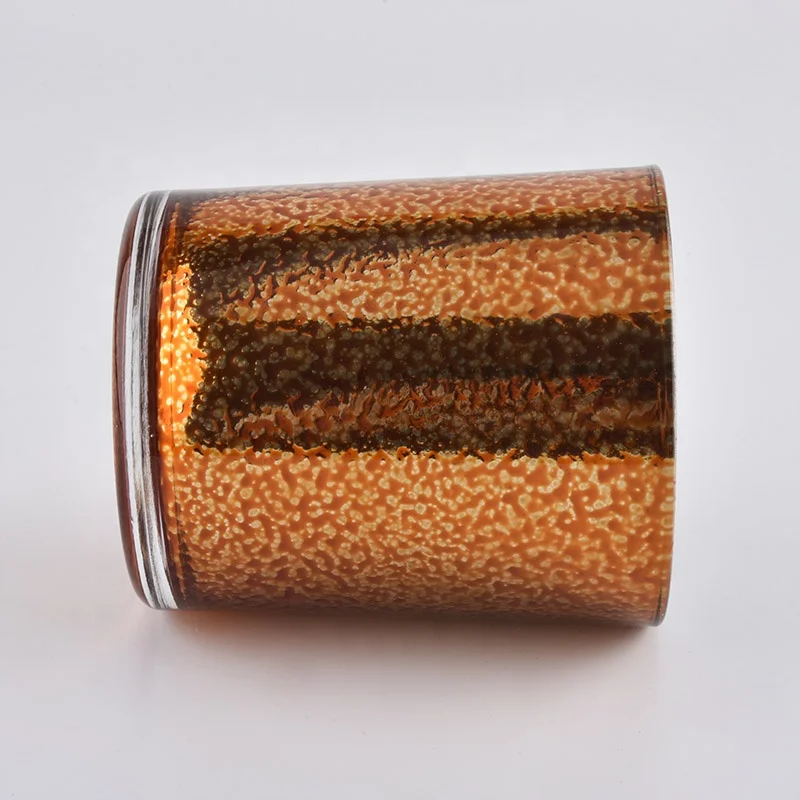 New Surface Decoration Glass Candle Holders Wholesale