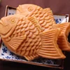 electric commercial fish taiyaki waffle maker making machine