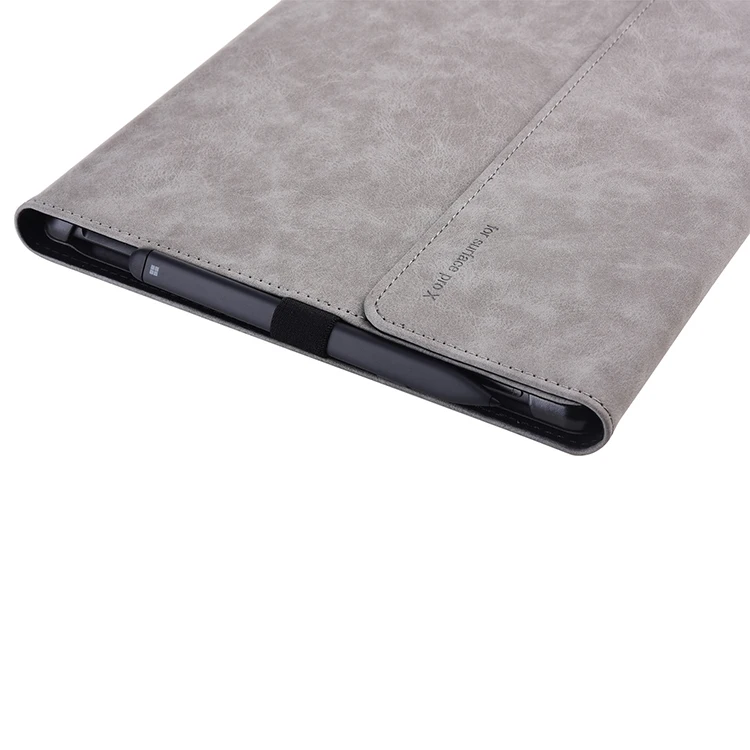 For Microsoft Surface Pro X Protective Case 13" Tablet Pu Leather Case