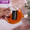 Upscale Custom 500ml Glass Soda Whiskey Bottle with Rubber cover