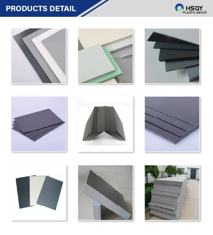 3mm Rigid Pvc Grey Board/4x8 Rigid Pvc Sheet/dark Grey Pvc Sheet - Buy ...