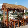 balinese hut straw thatch