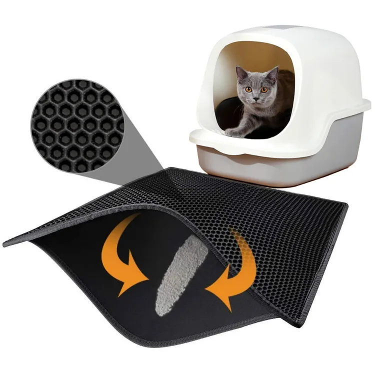 Cat Litter Tray Mat With Structure Catches Cat Litter Pets