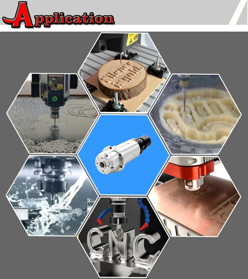 Bt30 Spindle 30000rpm Atc Cnc Router Milling Spindle Motor 7.5kw Water