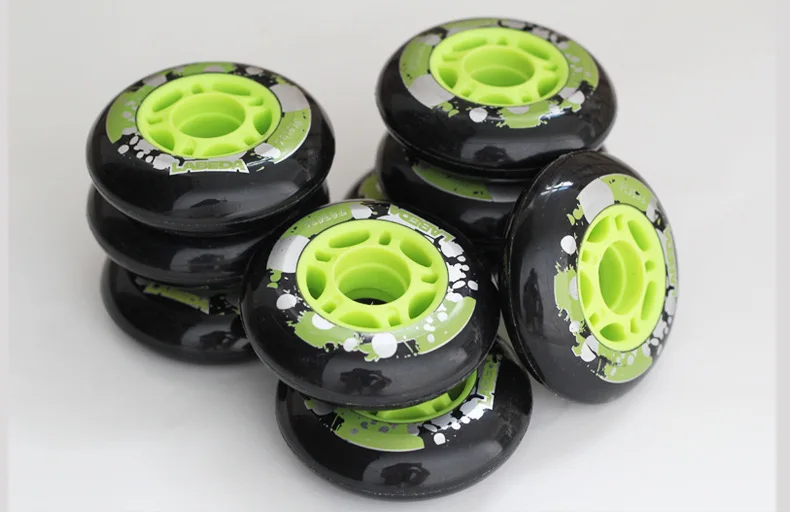 In Stock Professional Pu 80mm 76mm Inline Skating Skates Wheels