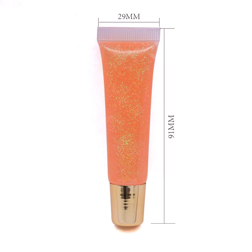 High Quality 12 Ml Squeeze Tubes With Glitter And Nude Colors In One
