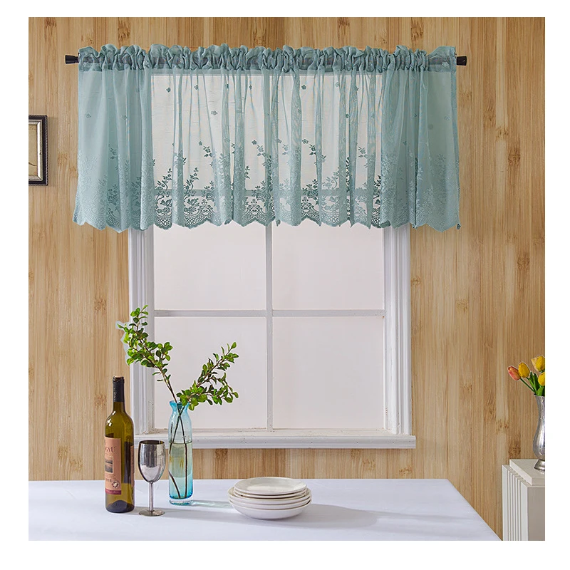 Kitchen Window Door Valance Lace Curtains Kitchen Curtains Set Buy
