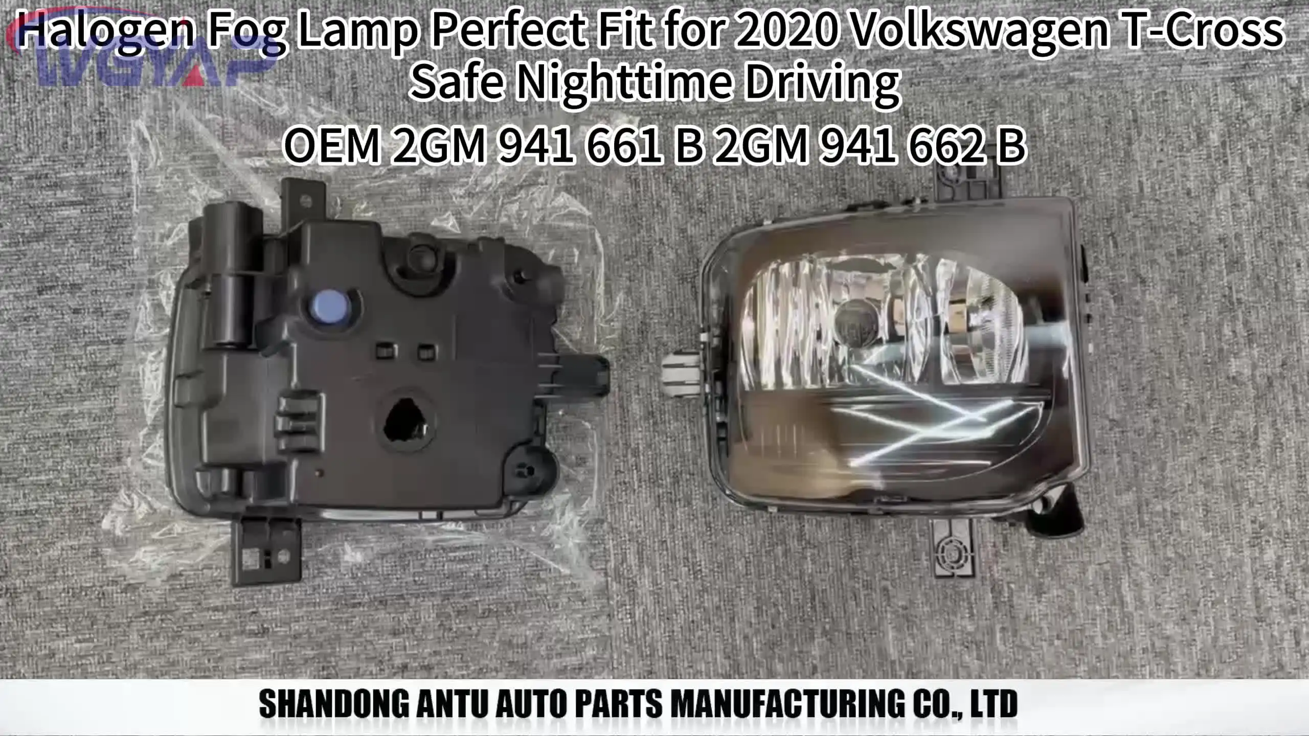 WGYAP OEM 2GM 941 661/2GM 941 662 Halogen Fog Lamp for VW T-Cross 2020