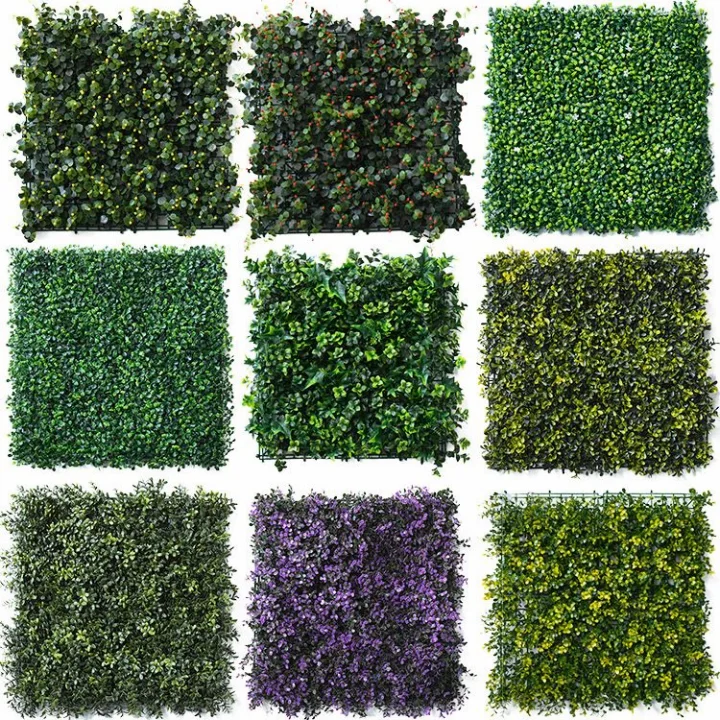 100*100cm Ultravioletproof Outdoor Green Wall Artificial Foliage,Fake