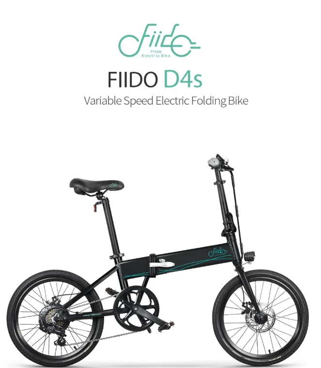 UK FIIDO D4s Folding Electric Bike 250w Motor Max Speed 30kmh Max Rang