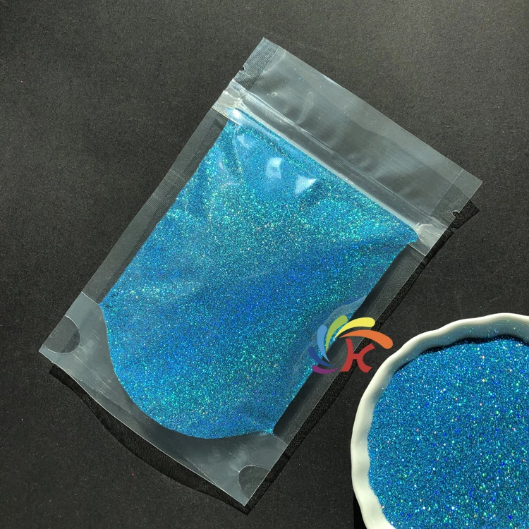 2oz Glitter Packaging Bag Custom Printed Glitter Cosmetic Powder