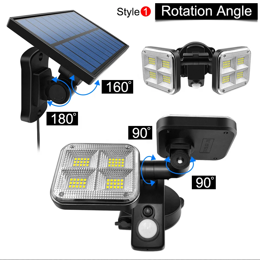 Biumart 20w Super Bright Solar Lights Led Ip65 Outdoor Indoor With ...