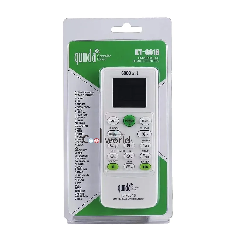 How to Program Qunda KT Remote for Air Conditioner