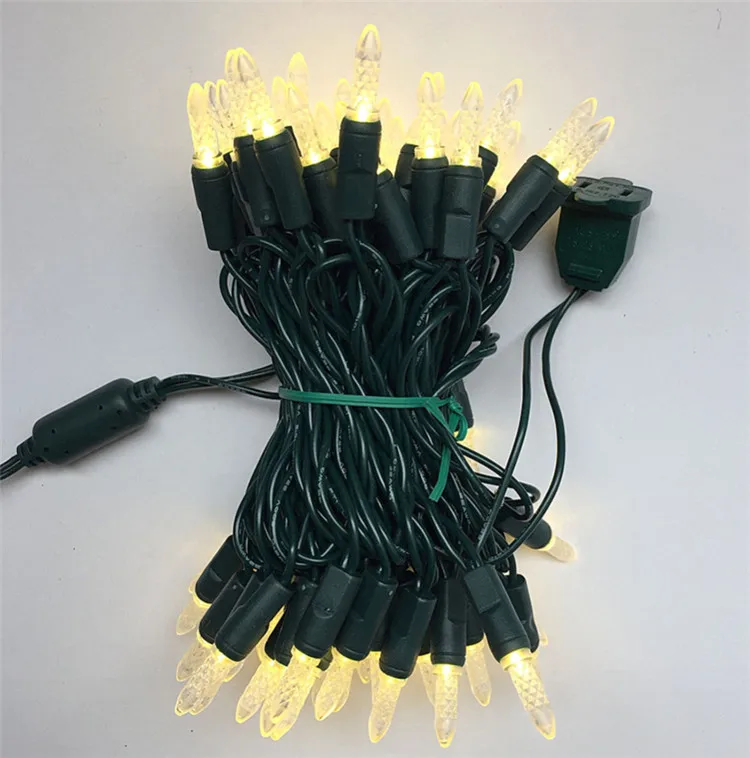 Holiday Decorative Lighting Purple 25ft 50l M5 Mini Christmas Light Led