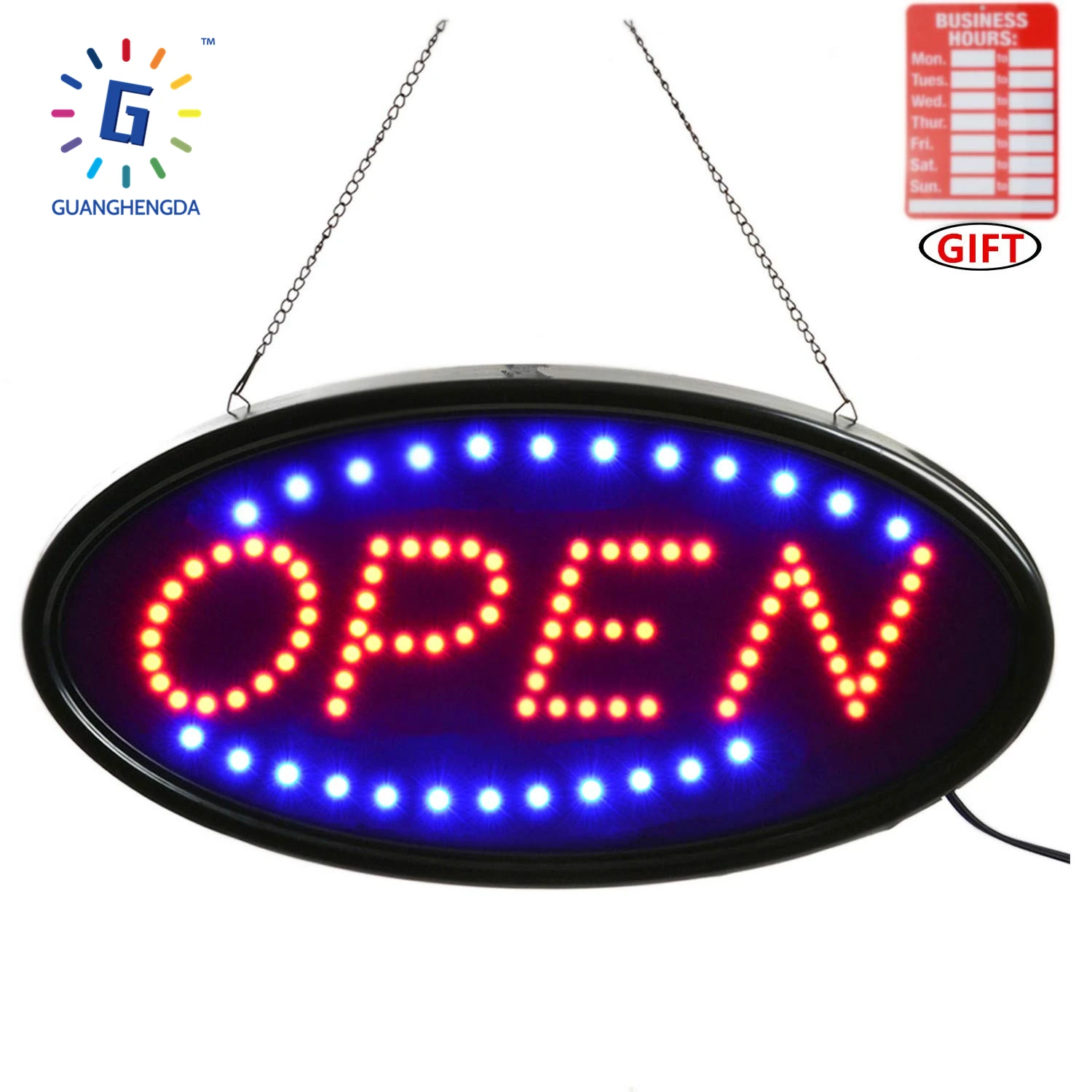 Manufacturers Hot Selling Window Panel Led Open Closed Sign For Store Cafe Bar Open Signs