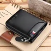 China manufacturer high quality genuine leather purse men's wallet